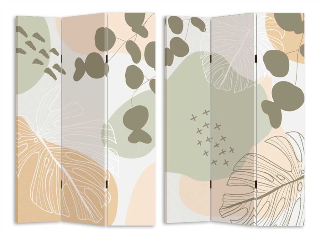 Paravento stampa multicolor 3 ante rettangolare cm 120,6x2,5xh180,6x2,5xh180