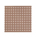 Pedana per doccia 54x54 cm di colore tortora.
