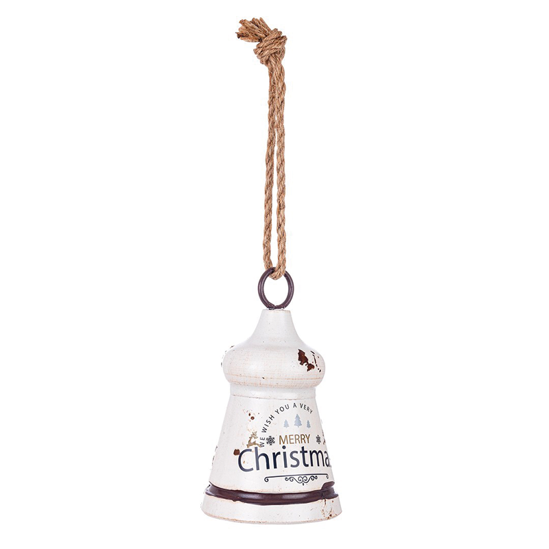 Pendaglio RINGING colore bianco H 11 cm
