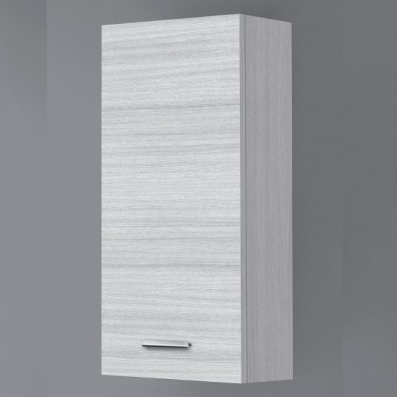 Pensile da Bagno anta Grigio 35x18x h70 cm