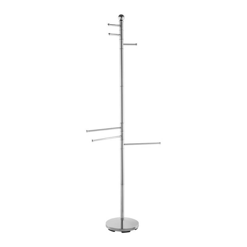 Piantana H177 cm cromata a 6 bracci porta accappatoi e ...