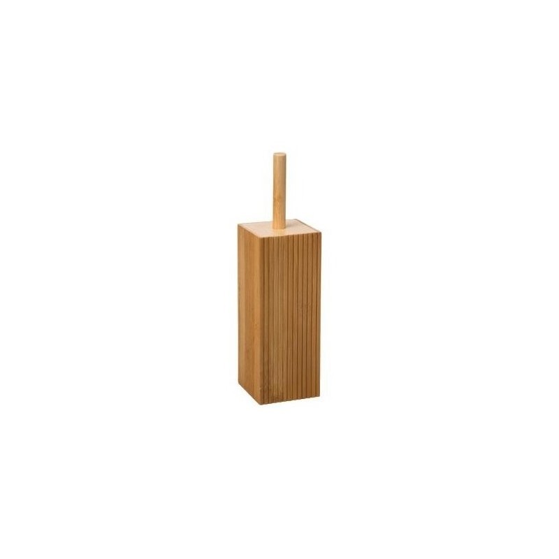 Portascopino in bamboo Naturale 10x10x h37 cm