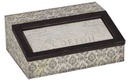 Scatola rettangolare bianco-nera jt-2931 cm. 24 x 18 x 9,5
