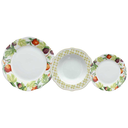 Servizio Piatti 18 Pezzi Florence Porcellana Multicolor