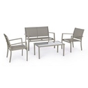 Set  salotto tortora in metallo