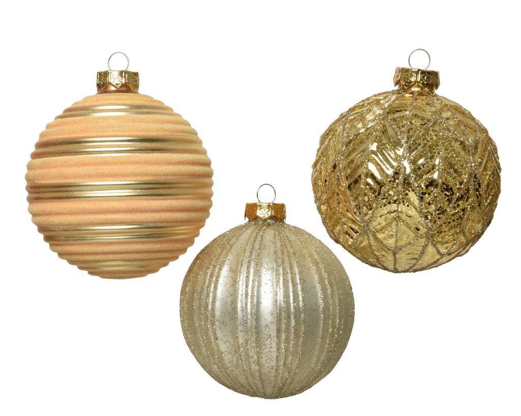 Sfera Vt D10 Matt Glitter Oro Ass