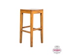 2xSgabello in legno multicolore 35x35x75h cm