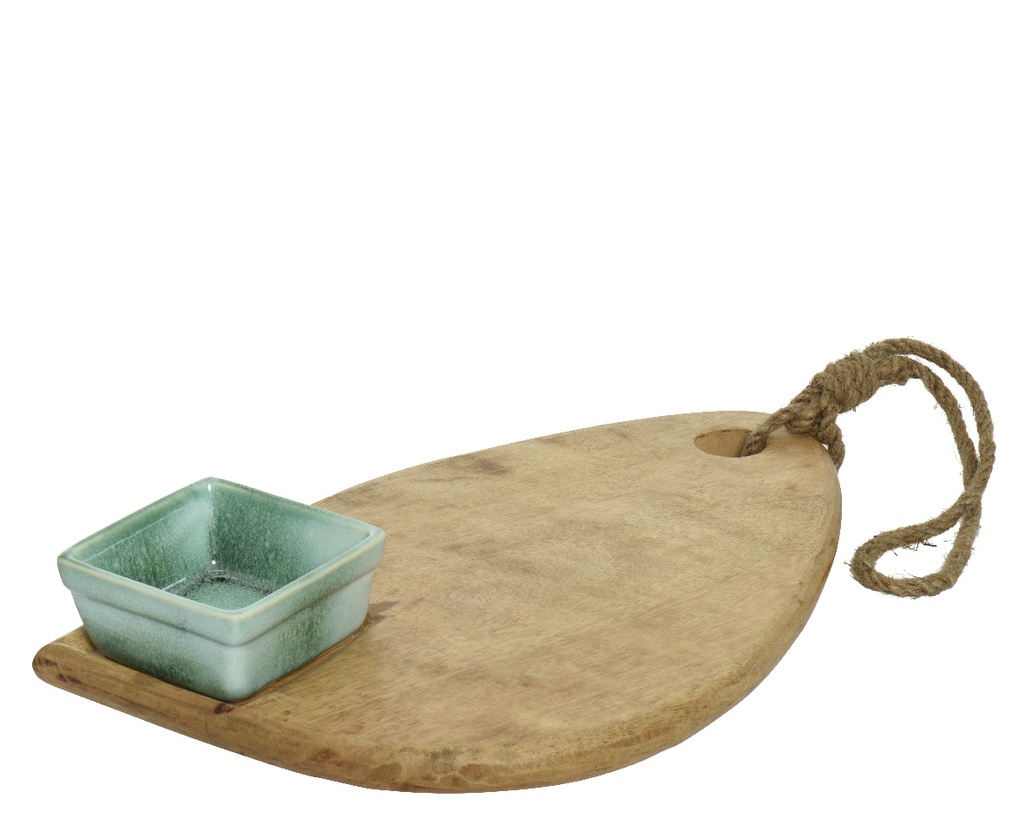 Tagliere in legno di mango naturale 