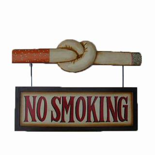 Targhetta birreria &quot;no smoking&quot; cm54x32da appendere