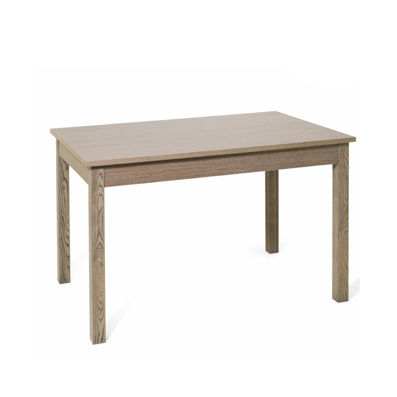 Tavolo pranzo allungabile colore olmo in legno nobilitato cm 70x110-150