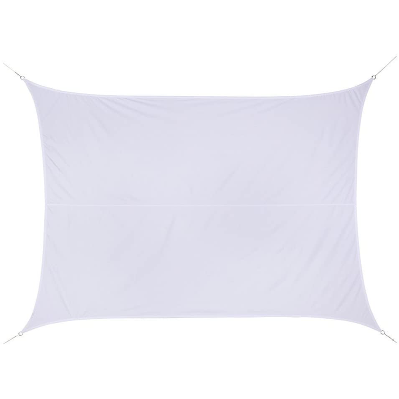 Tenda da sole rettangolare 3x4 m Tessuto Impermeabile - Colore: bianco