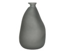 Vaso in vetro riciclato grigio opaco