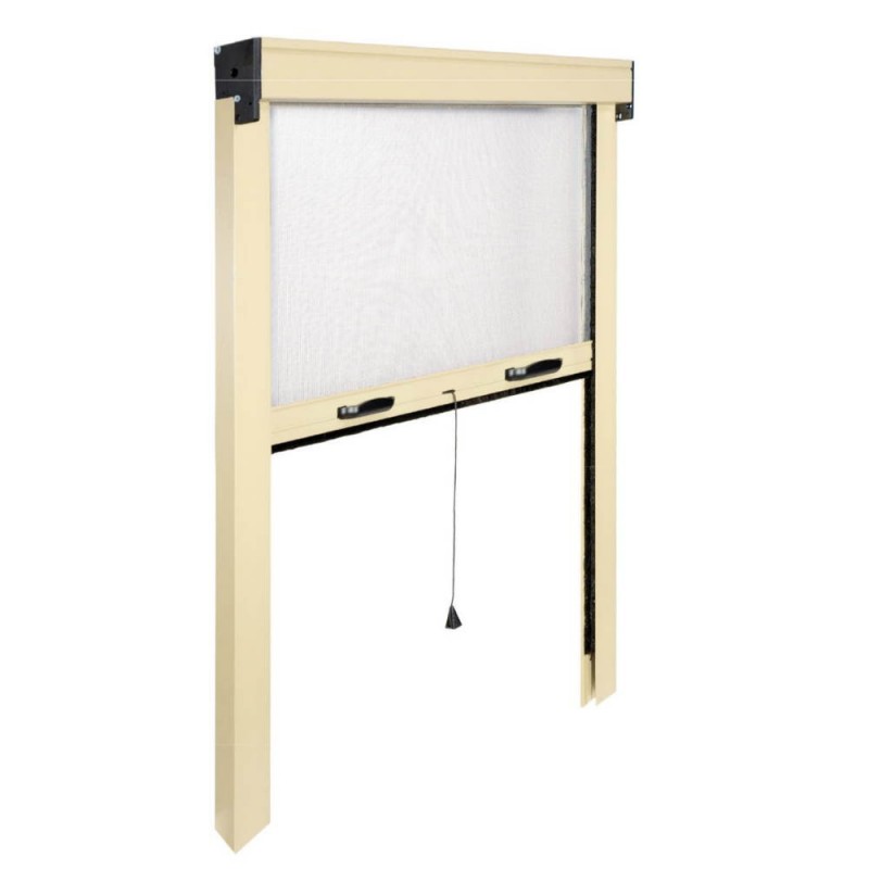 Zanzariera verticale Colore avorio cm 100 x 170 h
