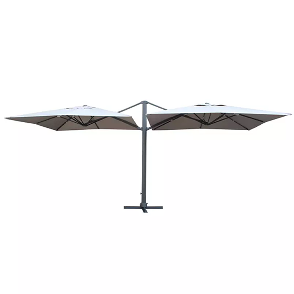 Ombrellone alluminio bismark sabbia 3X6M