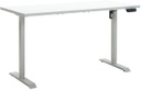 Scrivania Regolabile in Altezza Standing Desk con 4 Altezze con Motore e Display 150x69 cm Bianco Laccato