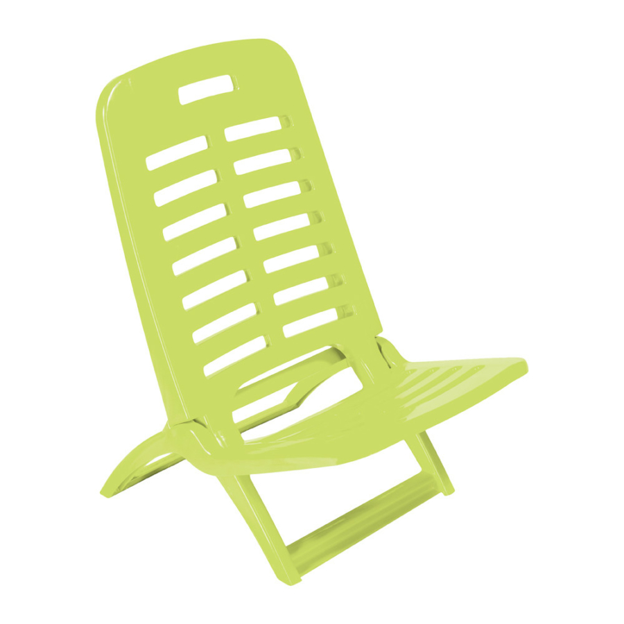 Sedia da giardino Motala Lime - 56x40x62 cm