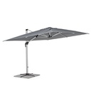 Ombrellone braccio alluminio grigio Ines 3x4