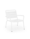 Poltrona da esterno bianca 65x74x71h cm