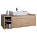 (3c) Base Lavabo con Lavandino - 123x42x51 cm