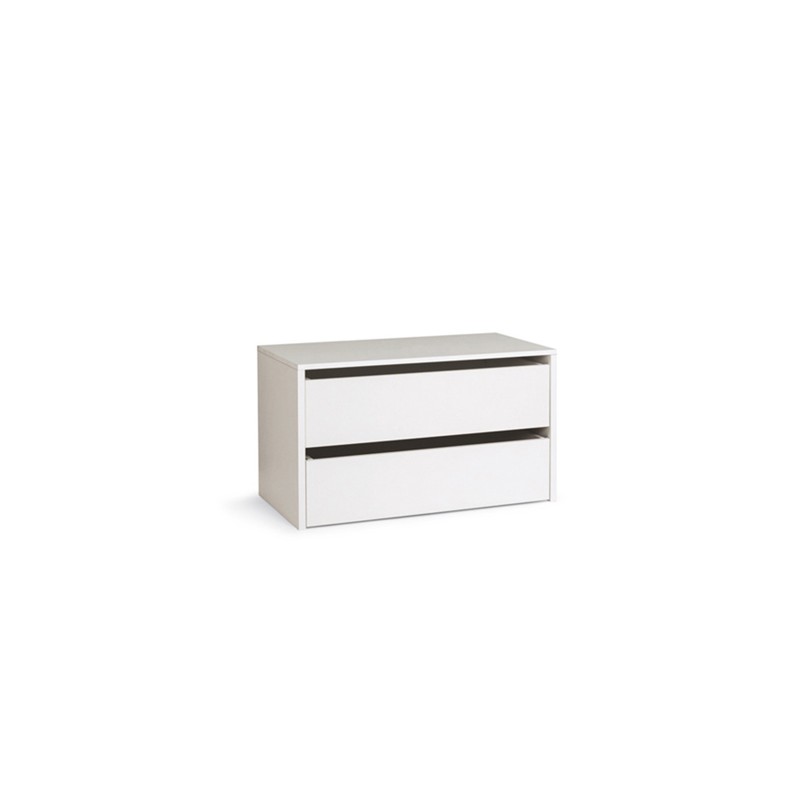 Cassettiera in legno per interno amadio colore Bianco cm H.50xL.86,5xP.45 (copia)