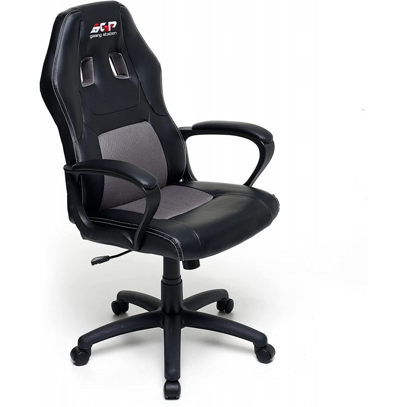 Poltrona Racing Grigio 62x60xh104 (113) cm
