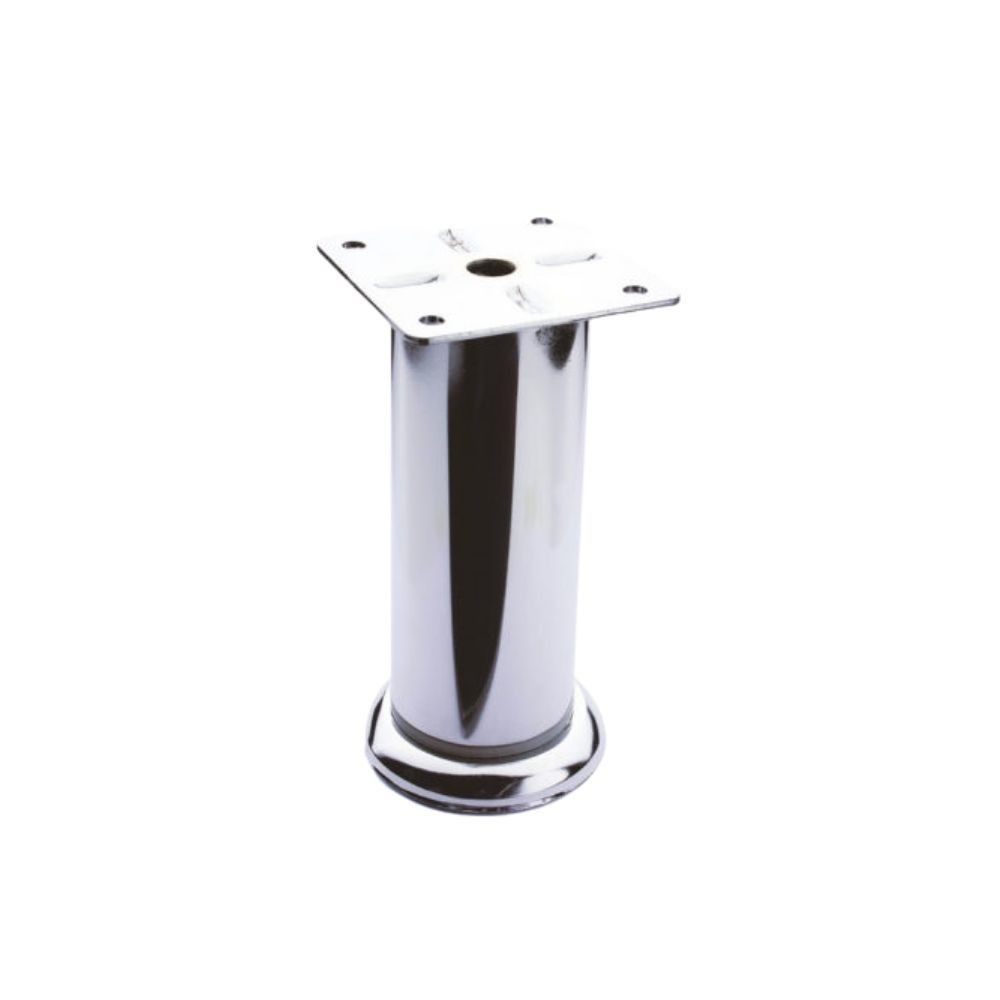 Piede in metallo diametro 4,2 altezza 20 cm cromato H20