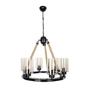 Lampada da soffitto Lotus ASZ0686 con 6 portalampade H96xL50