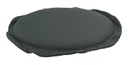 4x Cuscino tondo antracite D.42x3h in tessuto esterno