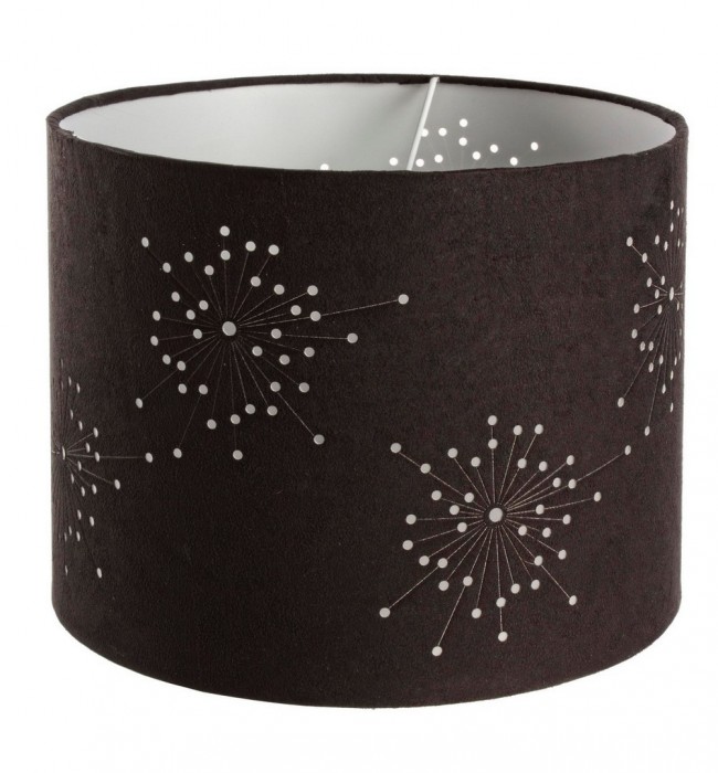 Lampadario paralume nero D.30x24