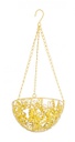 4x Vaso pensile farfalla giallo 20x20x46