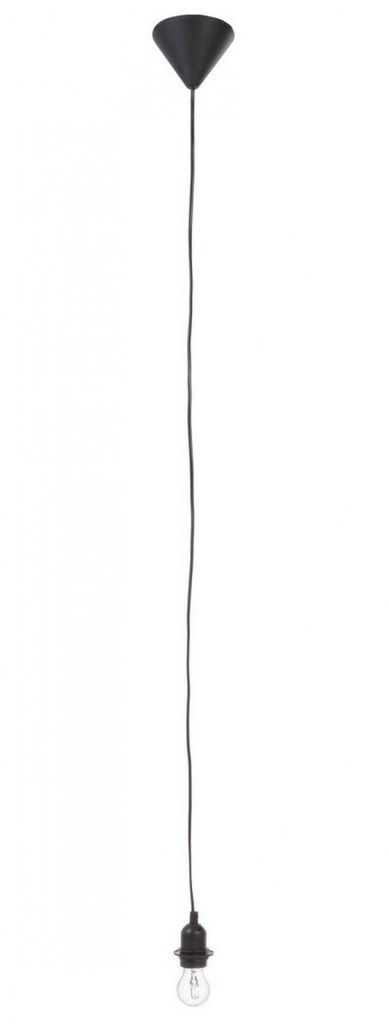 Lampadario E27 nero 120h x plastica