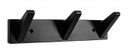 4x Appendino 31x9h in legno nero