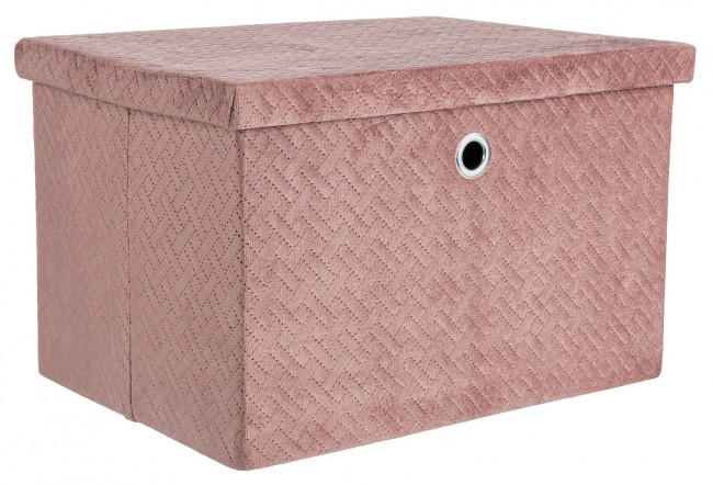 4x Scatola pieghevole rosa 40x30x25h