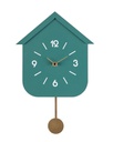 4x Orologio da parete verde 24x5,5x37,5h in legno