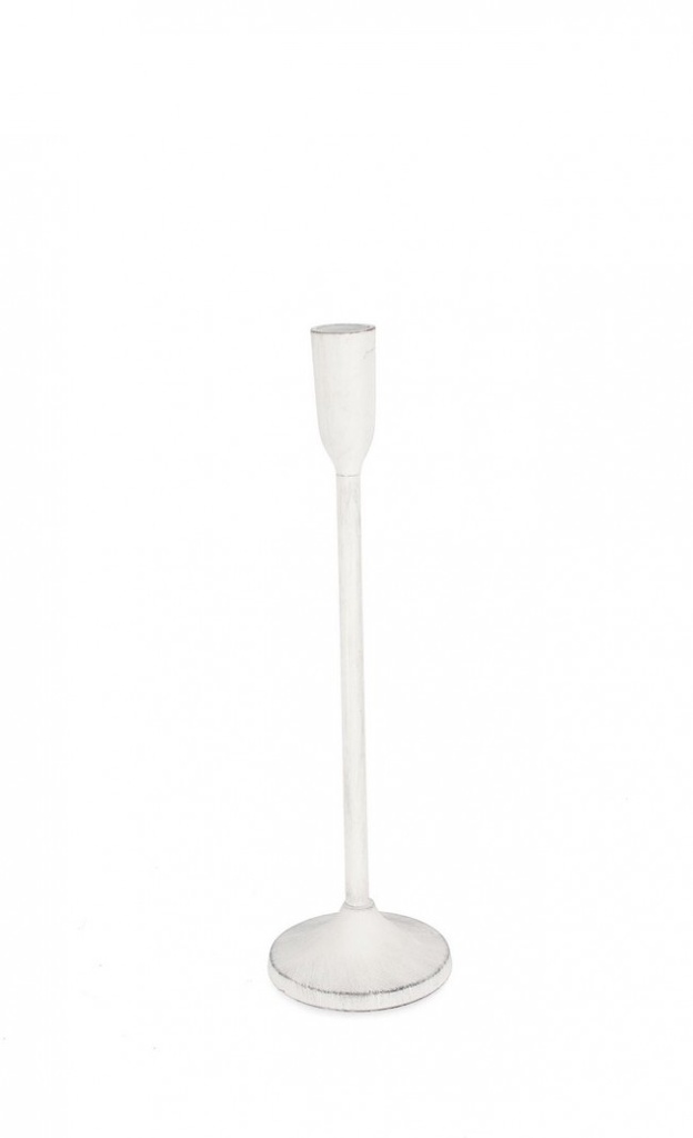 4x Candelabro elegante 10x37 cm in metallo