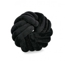 4x Cuscino entwine nero D.38x10 h