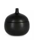 3x Coperchio canister nero D.14x14h in ceramica