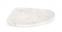 4x Vassoio decorato in marmo bianco 30x26