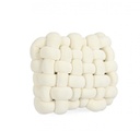 4x Cuscino avorio 30x30x10h in tessuto