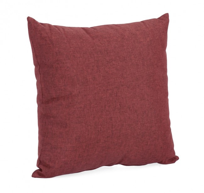 4x Cuscino decor olefin burgundy 45x45x15