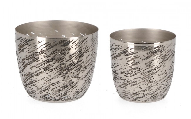 4x Set di bomboniere argento D.12,5x11h, D.10x9,5h