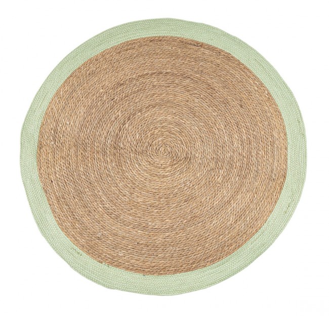 2x Tappeto naturale verde D.120 cm