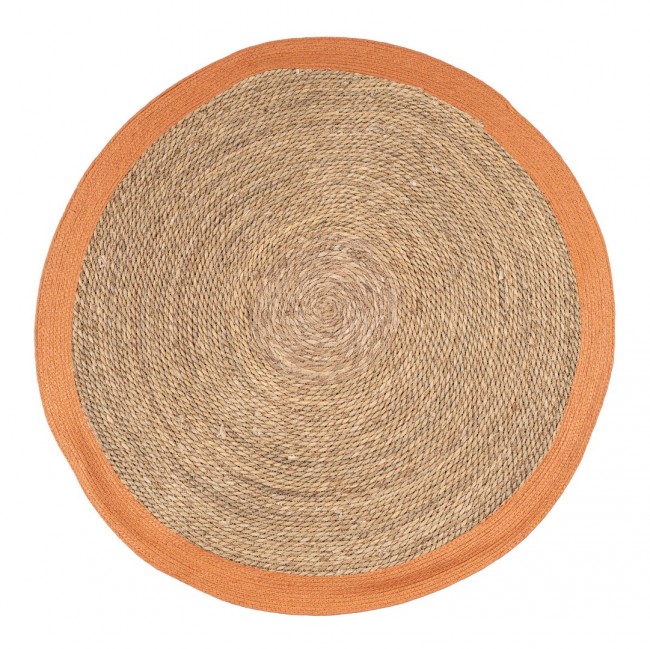 2x Tappeto naturale arancione D.120
