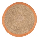 2x Tappeto naturale arancione D.120