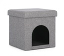 4x Cuccia pieghevole grigia 38x38