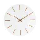 4x Orologio da parete bianco D.40x5h in legno