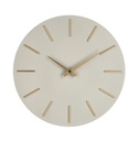 4x Orologio da parete tortora D.40x5h in legno