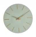 4x Orologio da parete salvia D.40x5h in legno