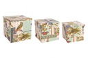 2x Scatola botanica piegh blu 40x40x39h