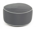 2x Pouf gonfiabile grigio D.53 x 23h
